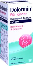 DOLORMIN fr Kinder Ibuprofensaft 40 mg/ml Susp.