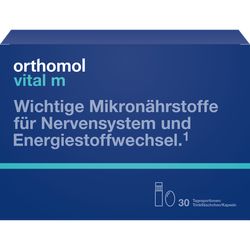ORTHOMOL Vital M Trinkflschchen/Kaps.Kombipack.