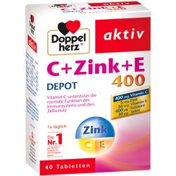 DOPPELHERZ C+Zink+E Depot Tabletten