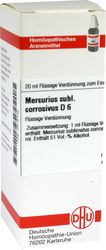 MERCURIUS SUBLIMATUS corrosivus D 6 Dilution