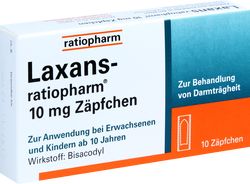 LAXANS-ratiopharm 10 mg Zpfchen