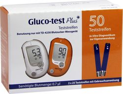 GLUCO TEST Plus Blutzuckerteststreifen
